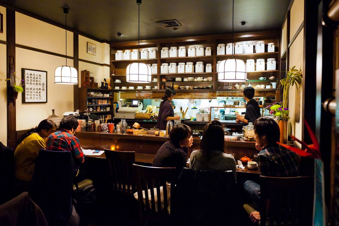 Photo de l’intérieur du Cha-An Tea House