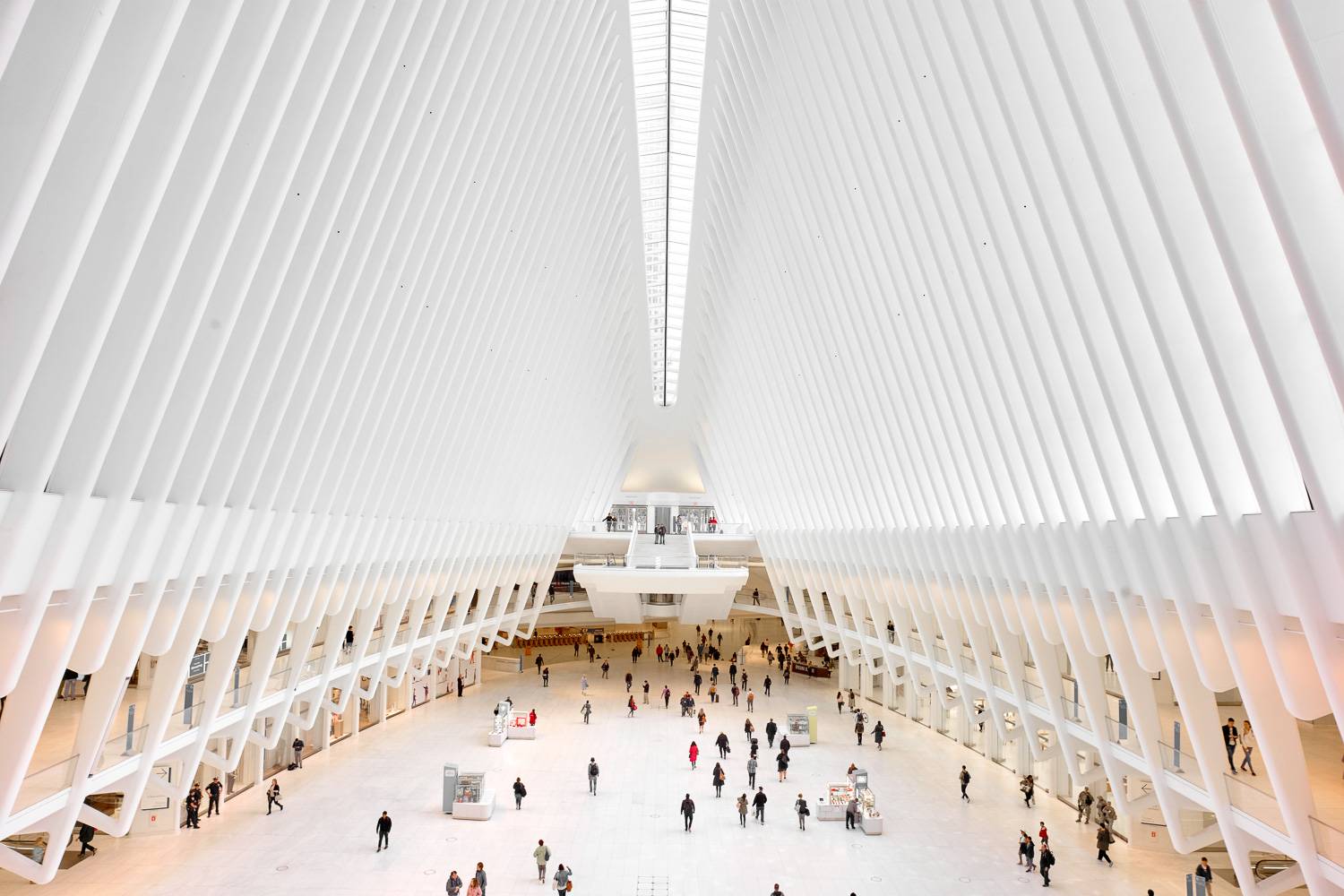 Photo de l’intérieur de l’Oculus.