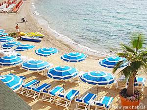 In spiaggia sulla Costa Azzurra