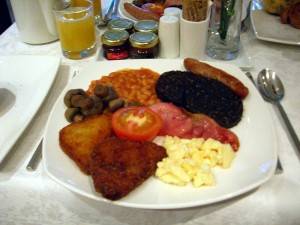 Una tipica colazione all’inglese