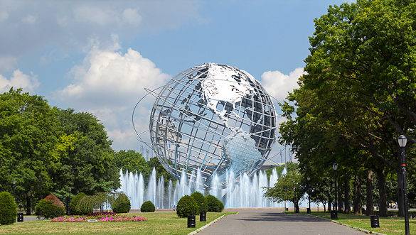 L’Unisfera, scultura simbolo di Flushing Meadows-Corona Park