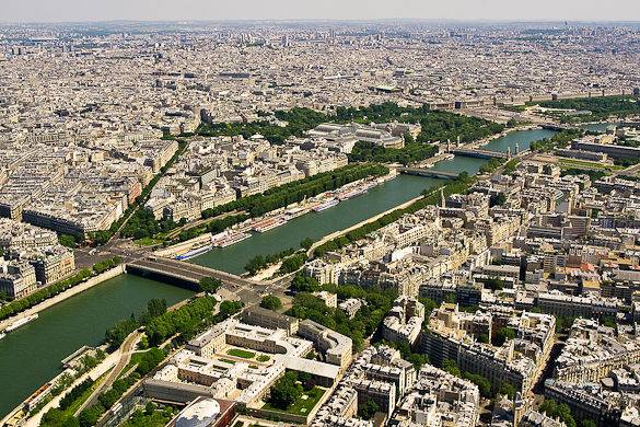 Vista panoramica sulla Senna, Parigi