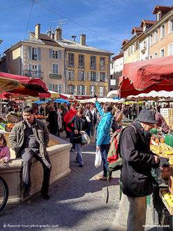 Mercato locale a Gap, nelle Alpi francesi