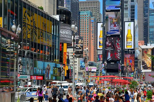 Immagine di Times Square e della sua zona pedonale