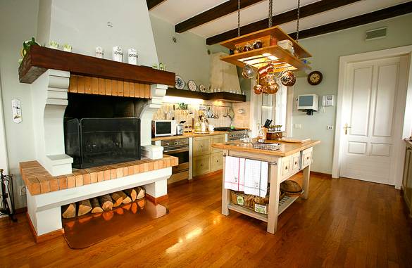 Foto di una cucina tradizionale
