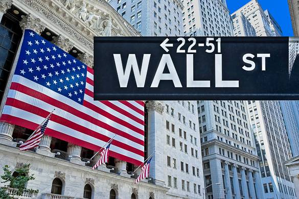 Foto di Wall Street a New York City