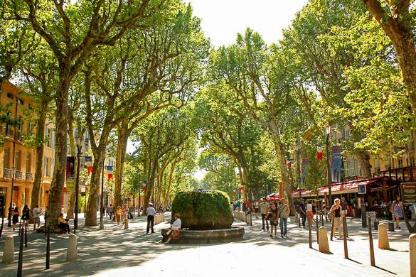 Immagine del Cours Mirabeau a Aix-en-Provence