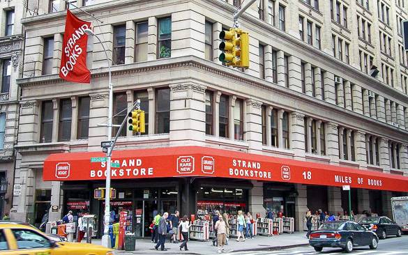 Libreria Strand di Manhattan vicino all’East Village
