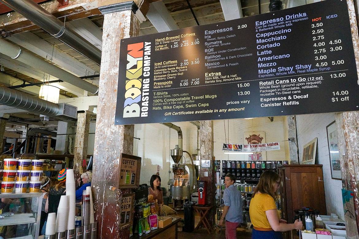 Immagine del Brooklyn Roasting Company a New York. Foto: Kristina D.C. Hoeppner.