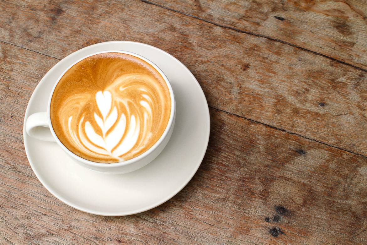 Immagine di una tazza di cappuccino a New York