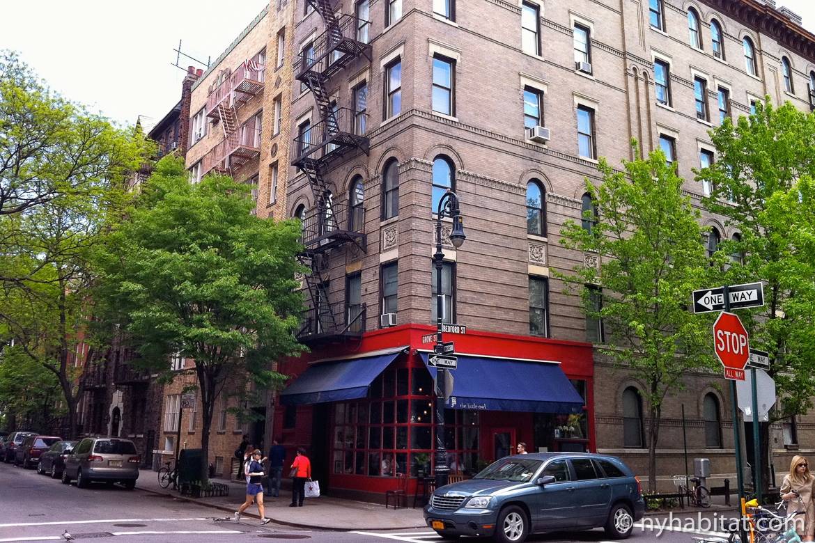 Immagine di un angolo di strada nel Greenwich Village