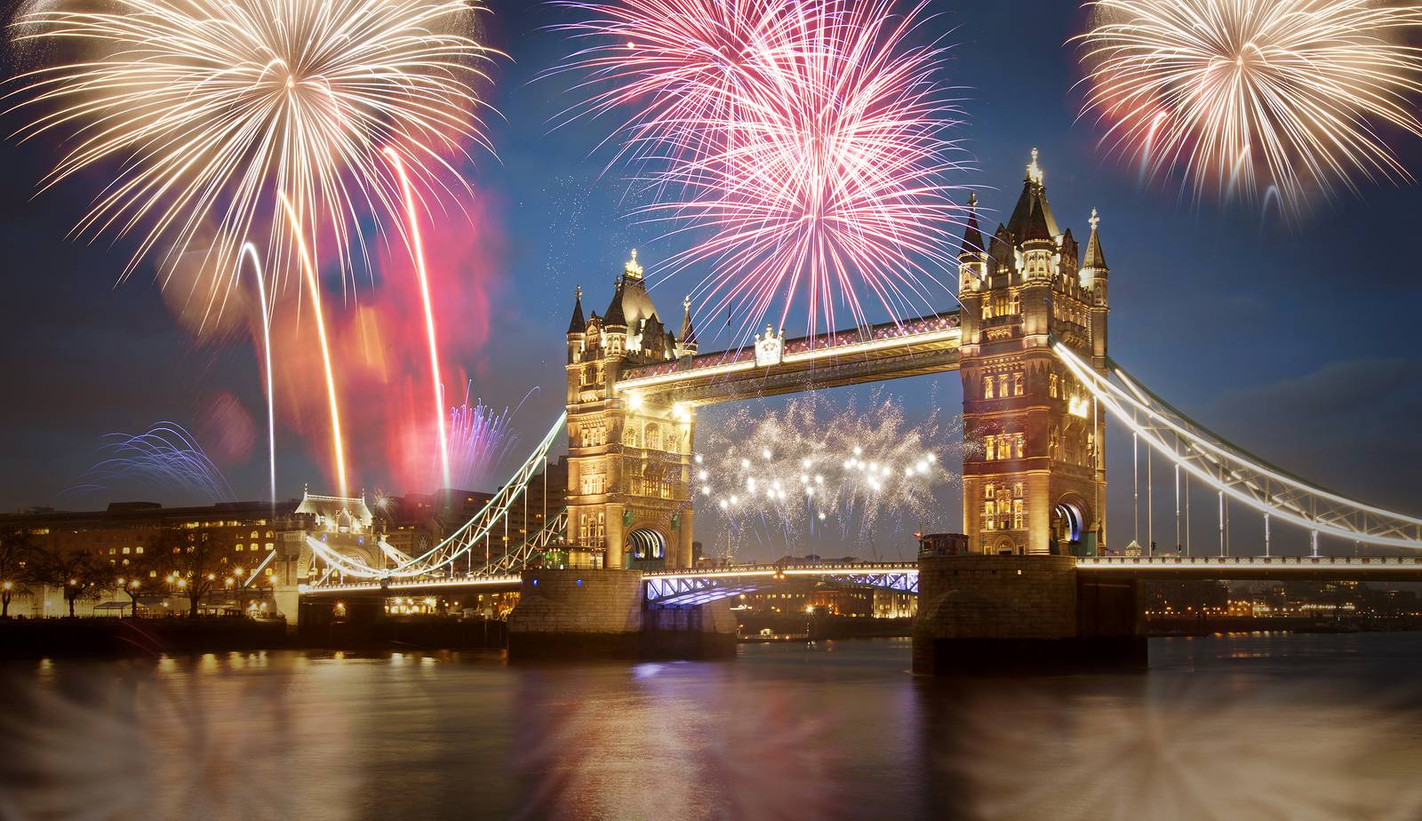 Foto dei fuochi d’artificio di Capodanno