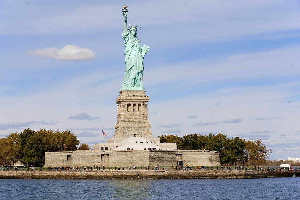 Foto della Statua della Libertà