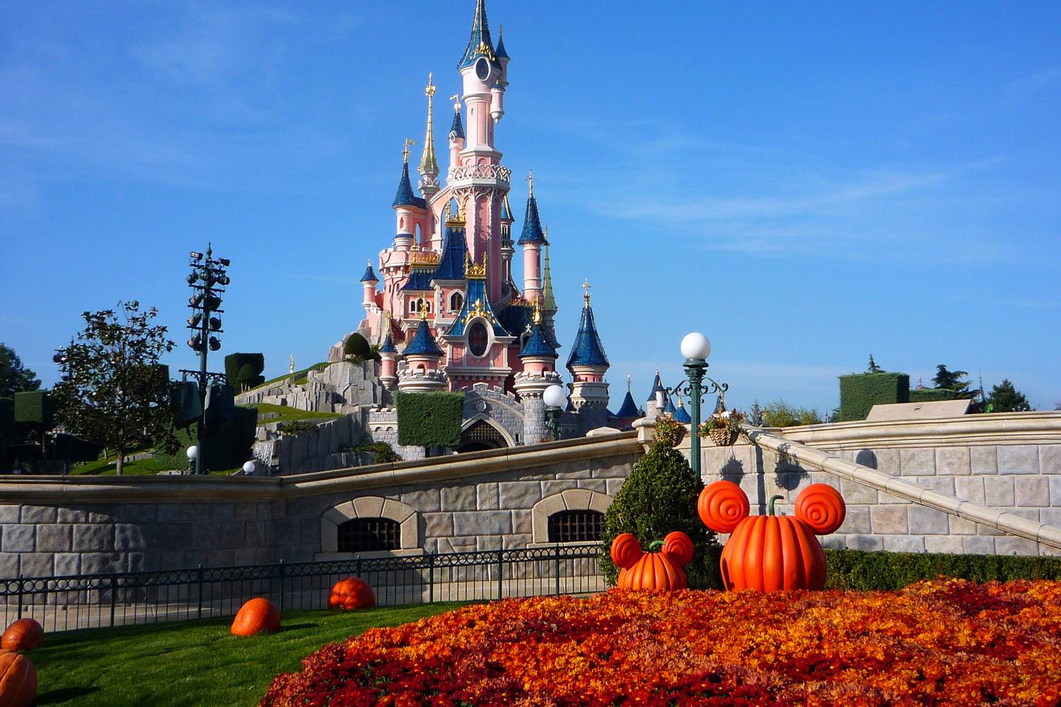 Immagine di Disneyland Paris durante una celebrazione di Halloween