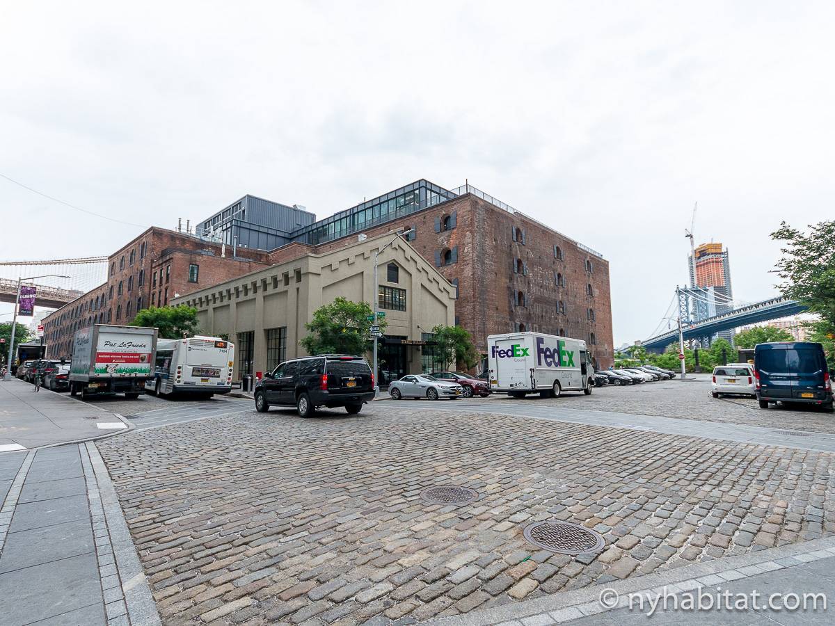 New York Apartment Alcove Studio Loft Apartment Rental in Dumbo (NY14834)