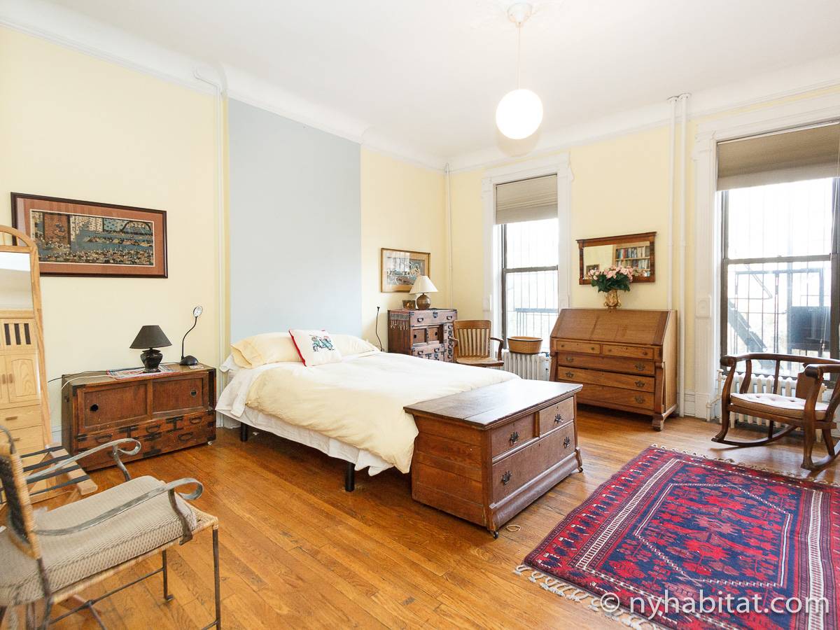New York Apartment 2 Bedroom Duplex Apartment Rental in Park Slope (NY15355)
