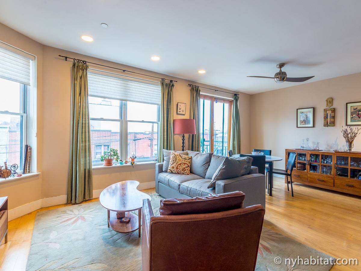 New York Apartment 2 Bedroom Duplex Rental In Image Slider Living Room Photo 1 Of 13