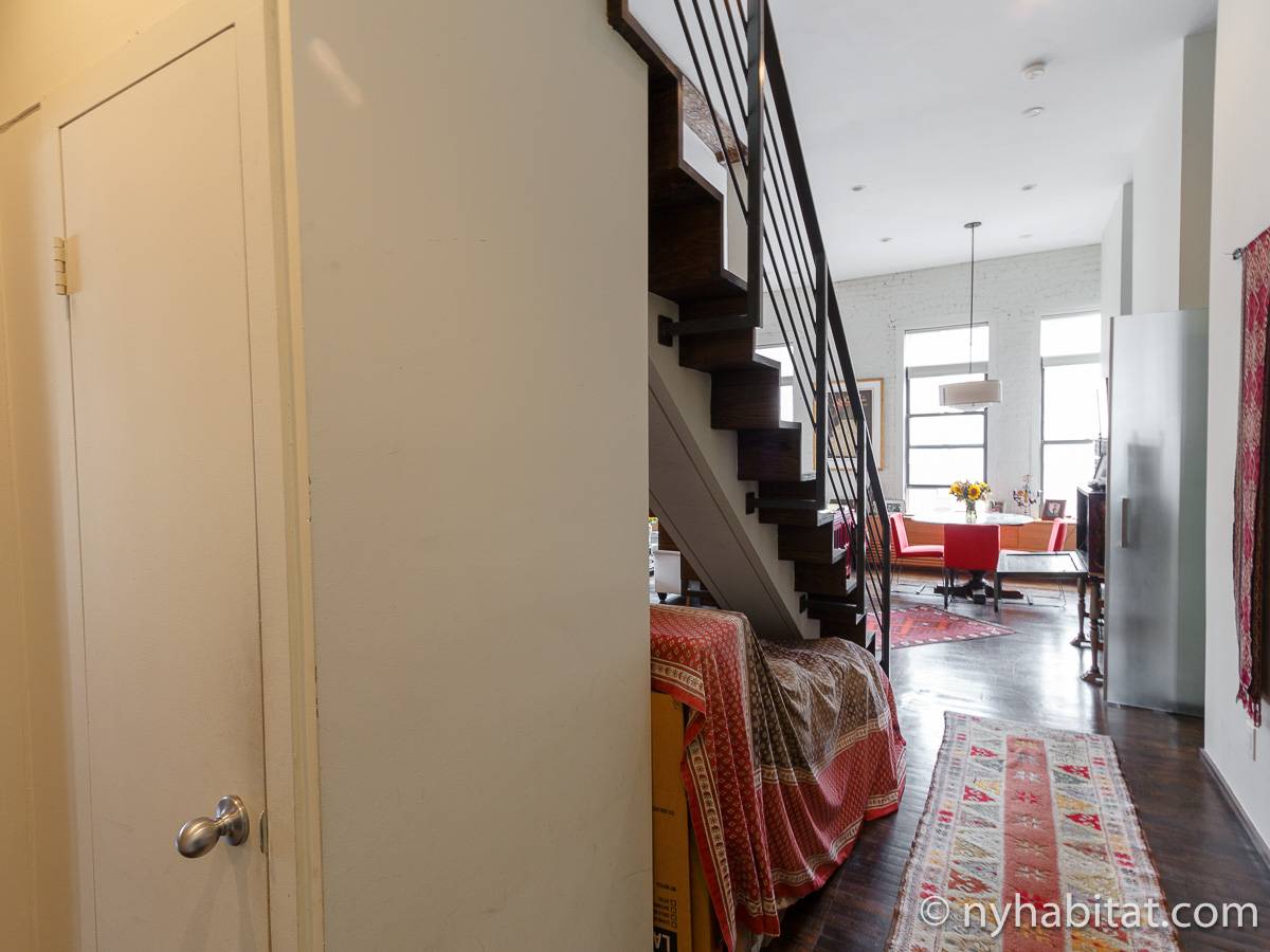 New York Apartment 1 Bedroom Loft Apartment Rental in Noho, Greenwich Village West Village