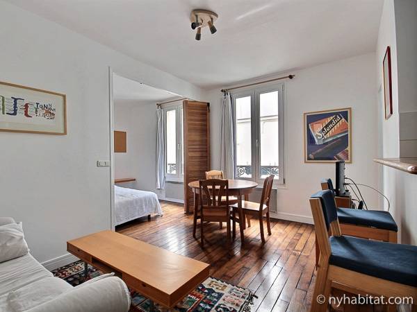 Paris - 2 Zimmer wohnungsvermietung - Wohnungsnummer PA-1833