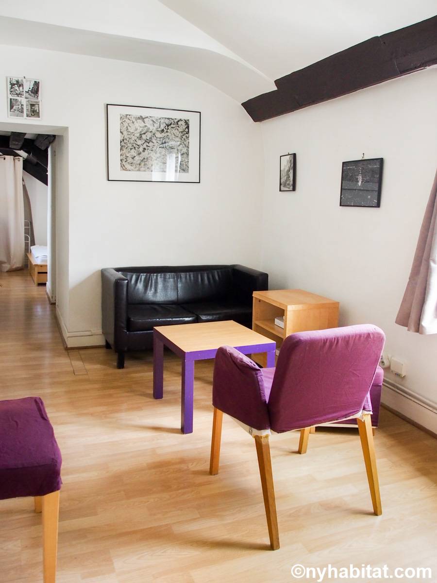 Paris Apartment Alcove Studio Apartment Rental in Panthéon (PA3902)