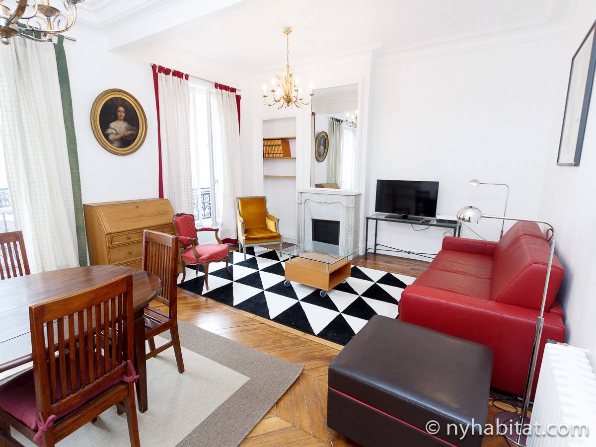 Paris Apartment 1 Bedroom Apartment Rental in Place de Wagram Ternes