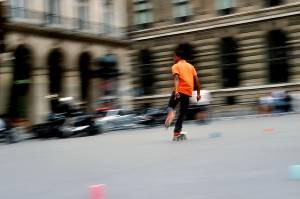 París a pie o en patines