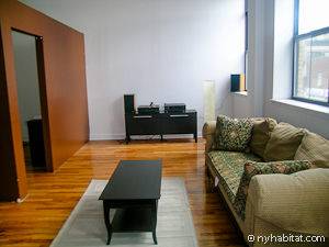 Imagen del salón del apartamento de 3 dormitorios en Harlem 