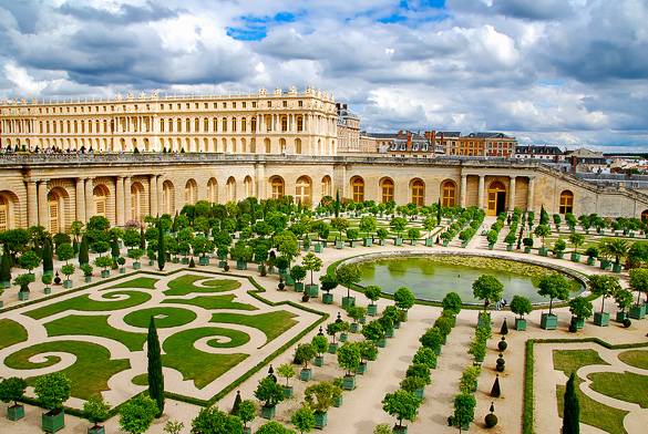 Imagen de los jardines de Versalles