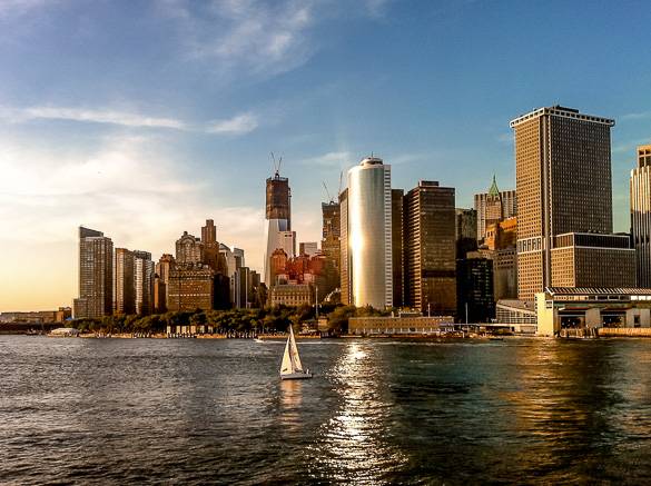 Imagen de Lower Manhattan en verano