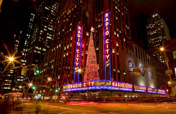 Imagen del Radio City Music Hall, donde se celebra el Christmas Spectacular cada año