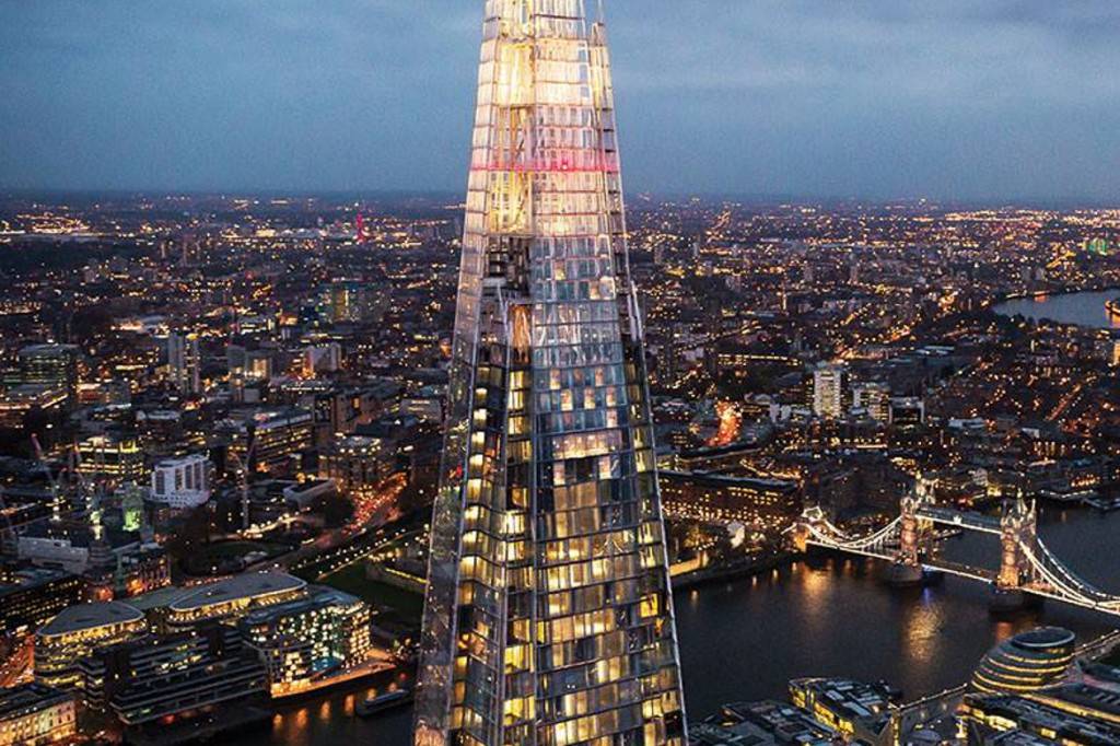 Imagen de The Shard al atardecer