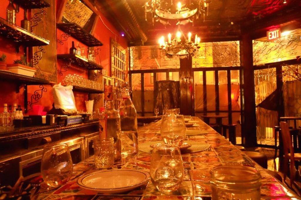 Imagen de una mesa de Chavela’s
