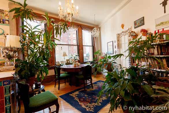 Imagen de la zona del comedor del apartamento NY-3756