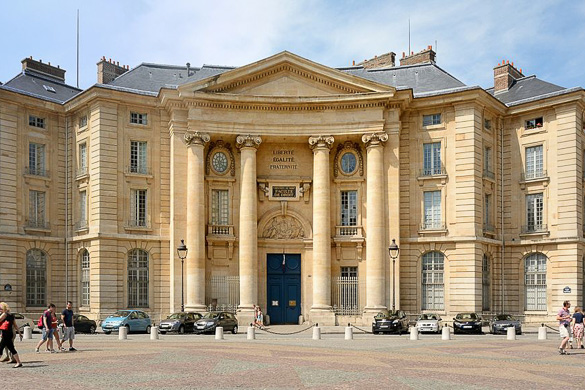 Imagen de la Universidad París 1, la Sorbona, cerca del Panteón