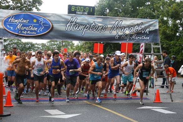 Fotografía del maratón de los Hamptons