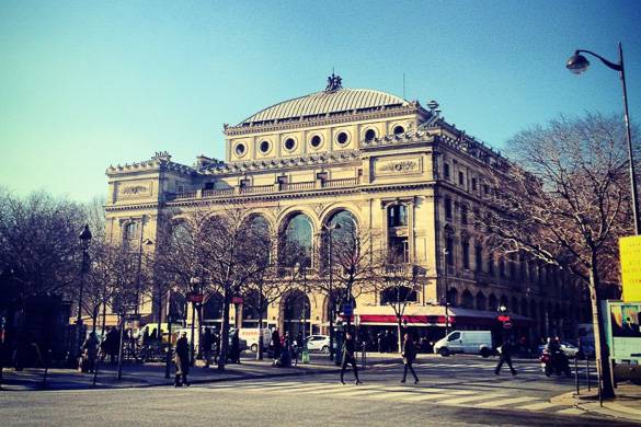 Fotografía del Teatro de Chatelet en París