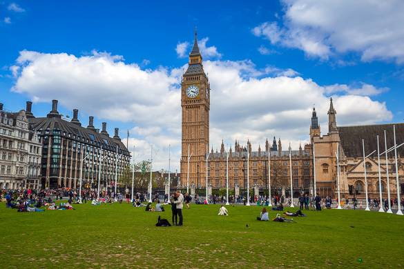 Imagen del Big Ben en Westminster, Londres