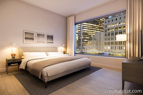 Imagen del apartamento de un dormitorio amueblado en el Distrito Financiero, NY-16792