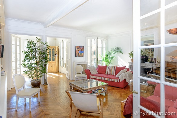 Imagen del salón del apartamento PA-1331 en París